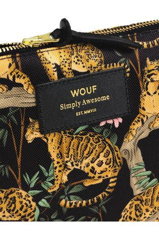 Accessoire Textile Large Pouch Black Lazy Jungle