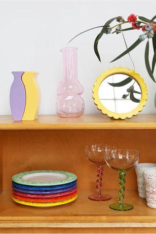 Miroir Standing Bloom Yellow