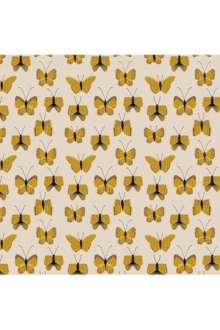 Papier d'Emballage Butterfly Yellow