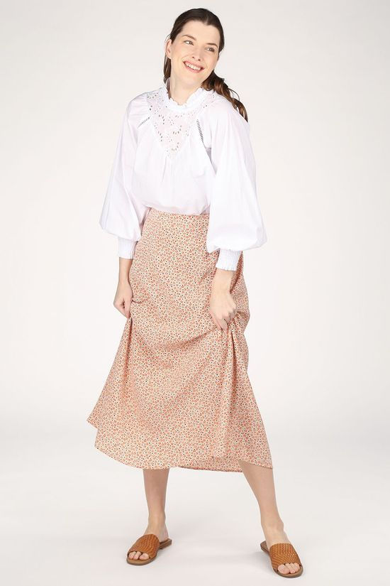 Co'Couture Rok Welda Flower Sand Brown/Ass. Flower