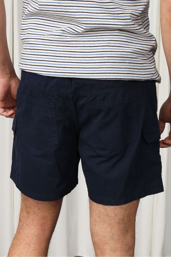 Bask in the Sun Short Serge dark blue
