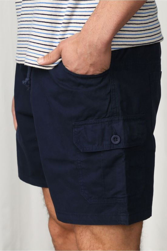 Bask in the Sun Short Serge dark blue