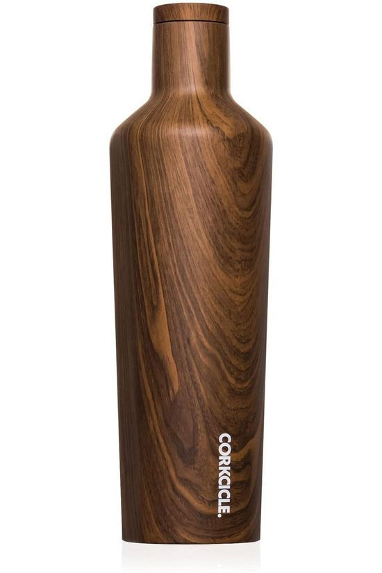 Corkcicle Gourde Canteen 475 Ml Walnut Wood mid brown