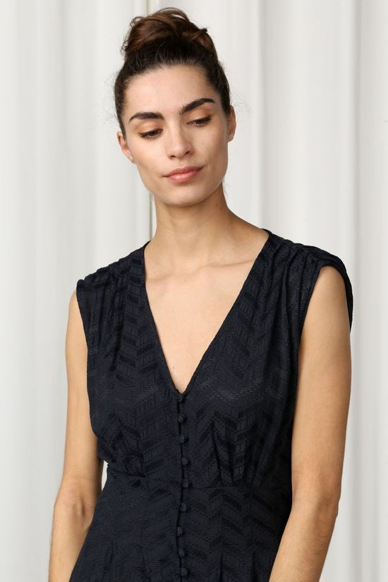 Sessùn Robe Isola Bella dark blue
