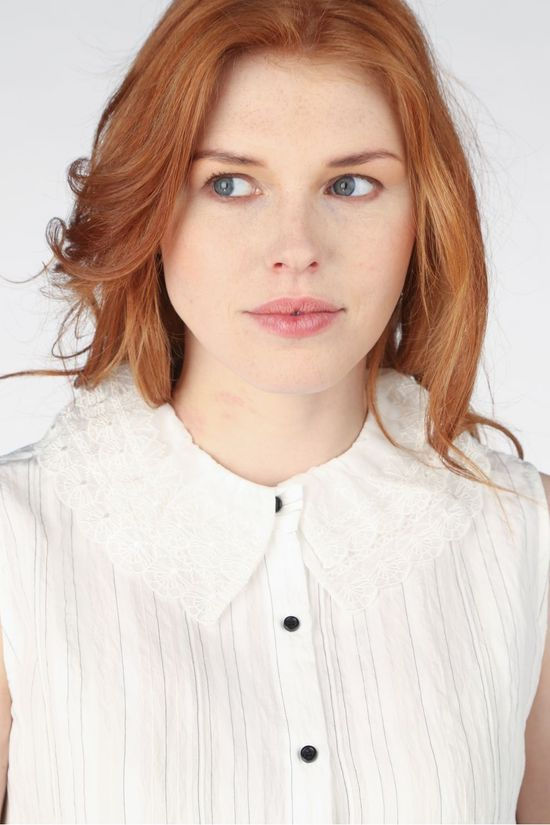 Sessùn Hemd Albertine Off White/Black