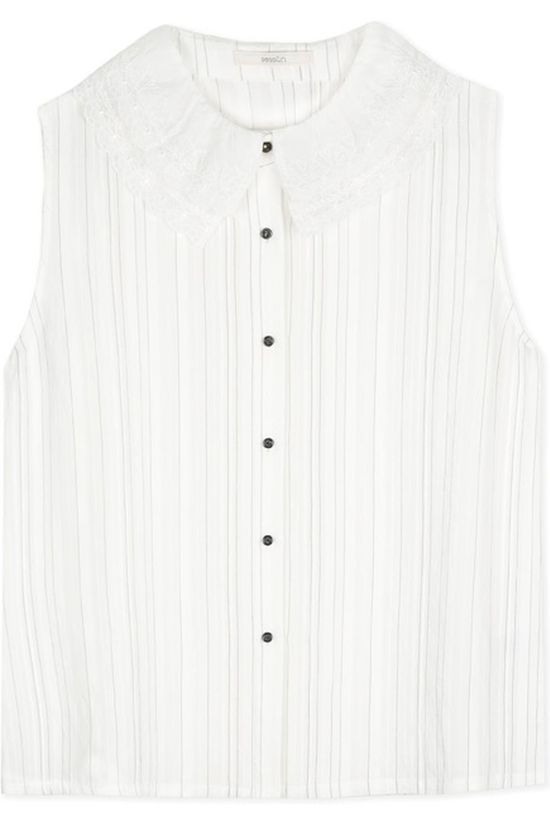 Sessùn Hemd Albertine Off White/Black