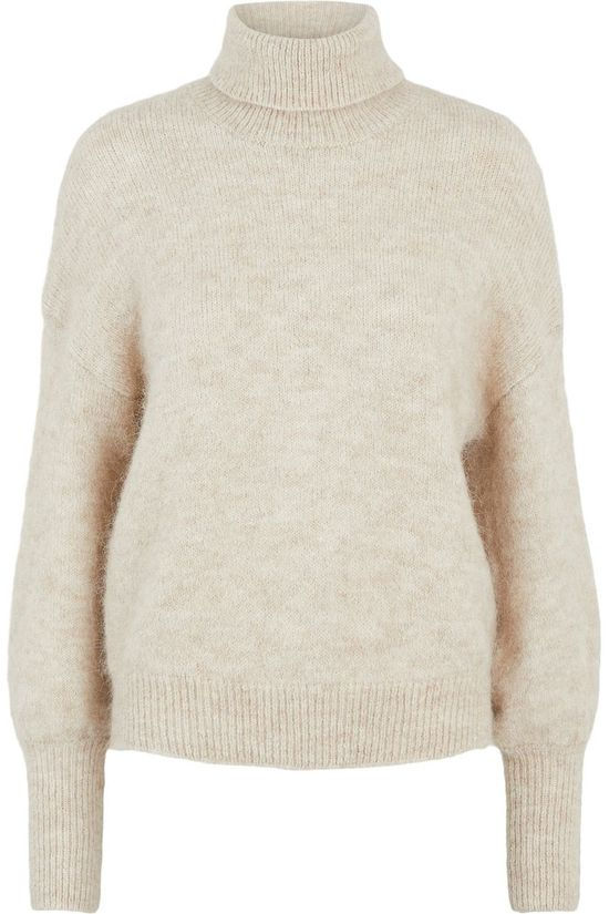 Yas Pull siesta Ls Rollneck Ecru