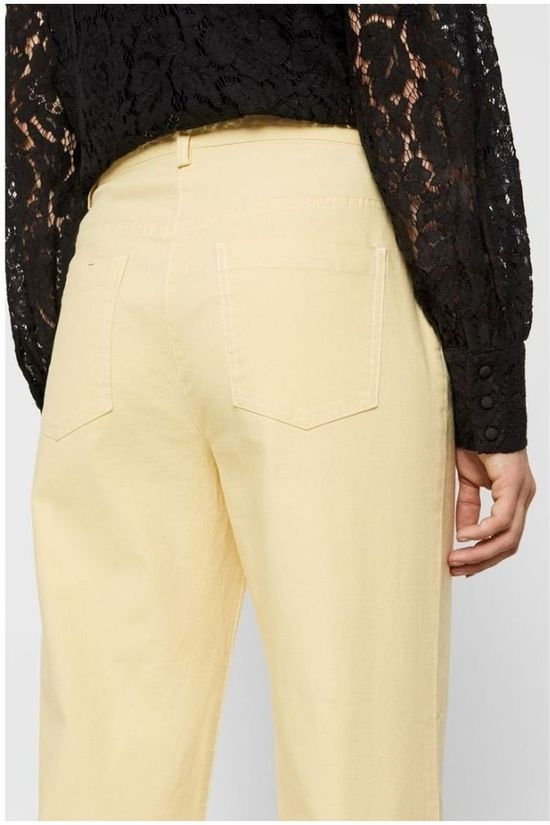 Yas Broek Yasbelia Hw Cropped light yellow