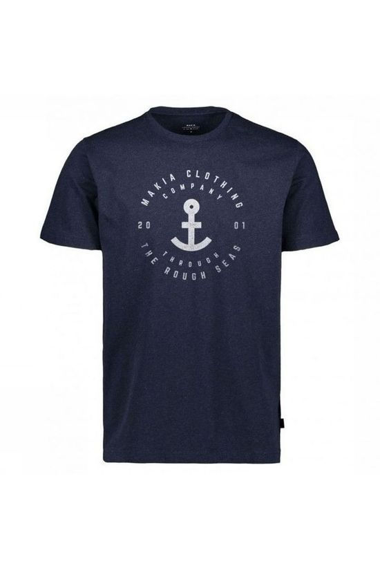 Makia T-Shirt Aweigh T dark blue