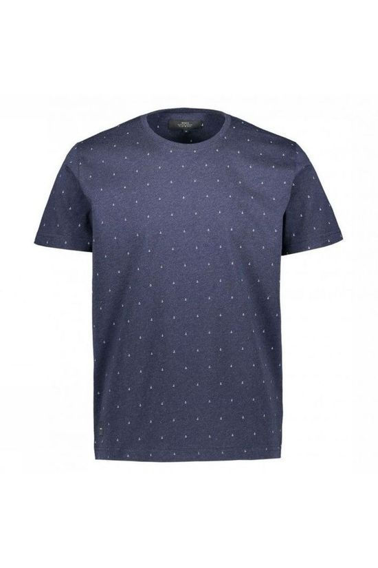 Makia T-Shirt Anchors T Dark Blue/Ass. Geometric