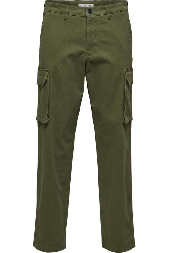 Selected Pantalon Slhslimtaperedcody dark khaki