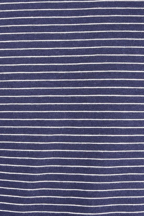 Munoman T-Shirt Theo Stripes dark blue