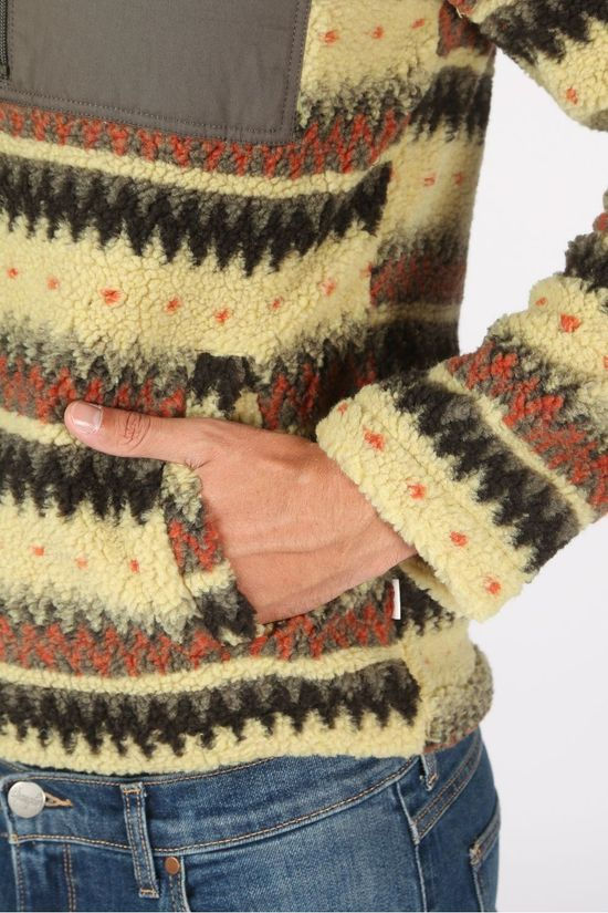 RVLT Cardigan 7707 Sand Brown/Mid Khaki