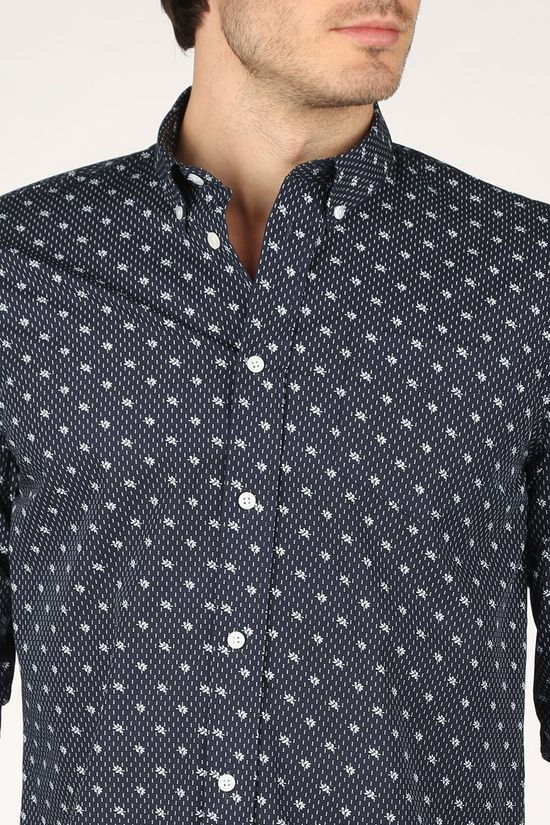 Suit Hemd Neal Dark Blue/Ass. Geometric
