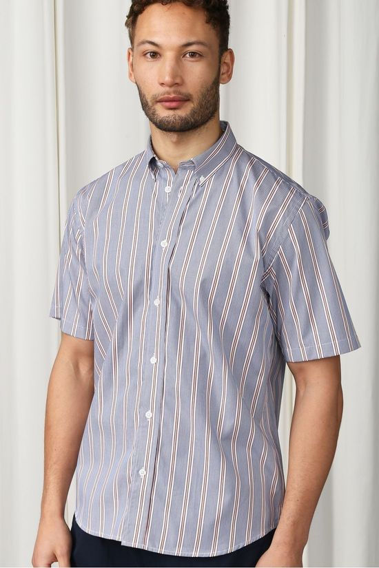Suit Hemd Felton white/mid blue