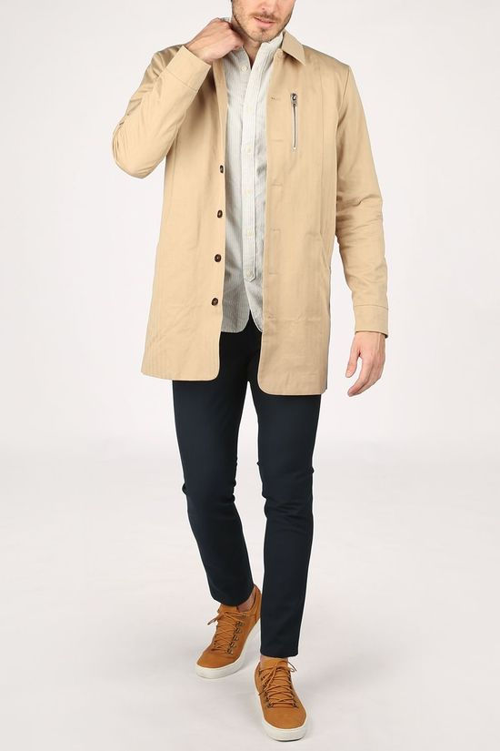 Anerkjendt Manteau Akpierre Sand Brown