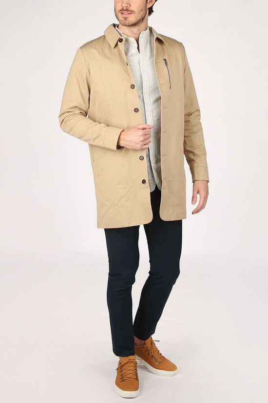 Anerkjendt Manteau Akpierre Sand Brown