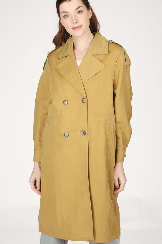 Object Manteau Objmollie Jacket mid khaki
