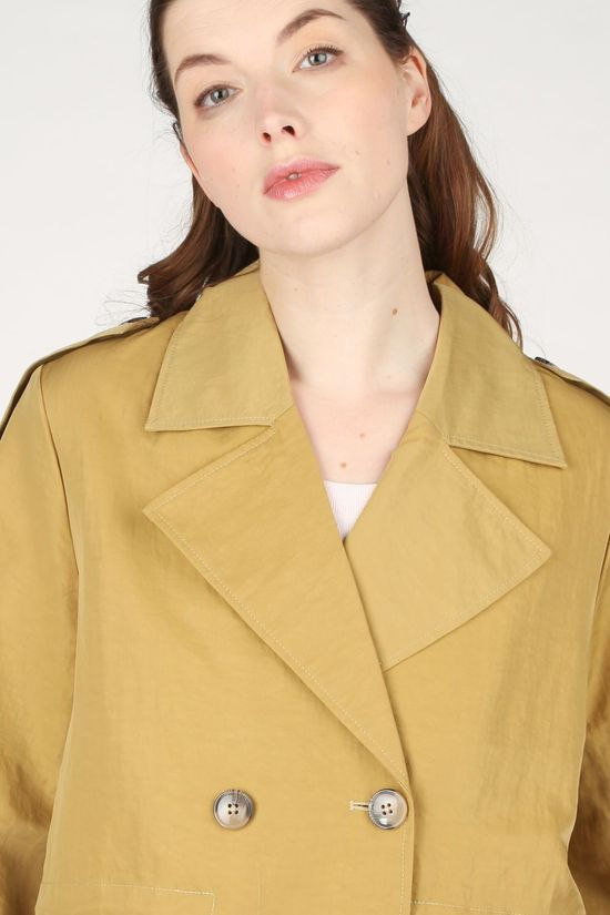 Object Manteau Objmollie Jacket mid khaki