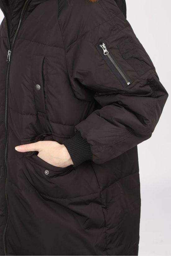 Ichi Manteau Ihbunala Down Black