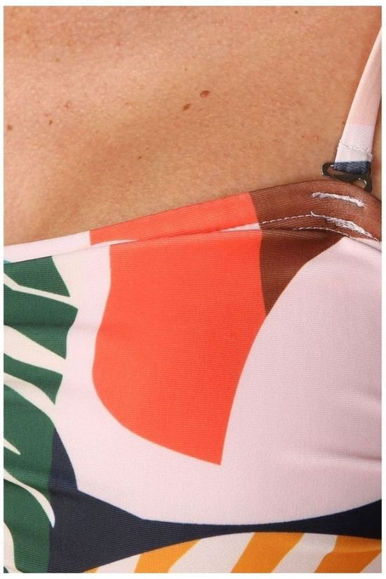 Yas Bh Yastropica Bikini Bow Bandeau Light Pink/Assorted / Mixed