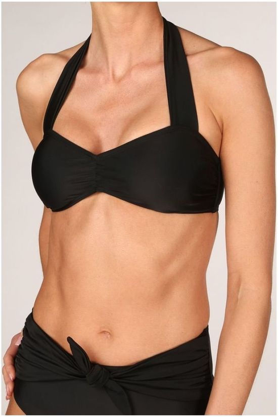 Yas Bh Yaskinoa Halter Neck Bandeau Black