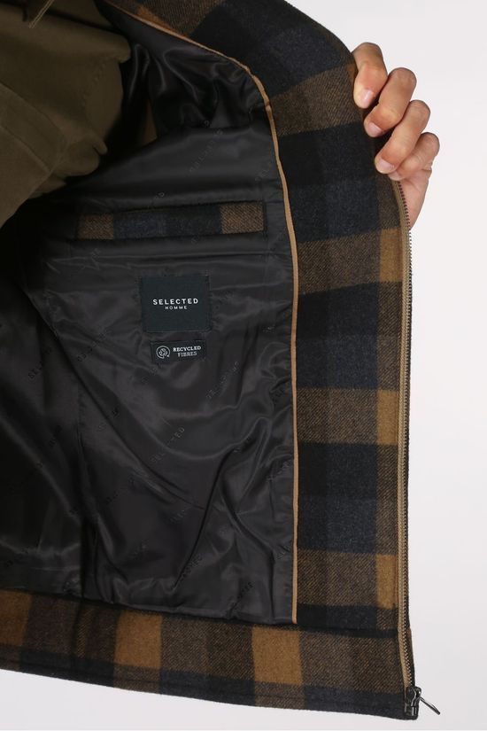 Selected Jas lincoln Camel Brown/Dark Blue