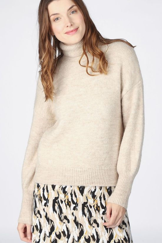 Yas Pull siesta Ls Rollneck Ecru