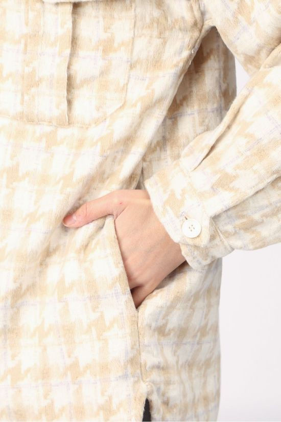 Yas Blazer Yastristan Ls Jacket Off White/Sand Brown