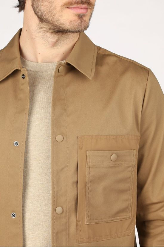 Selected Overshirt Slhmorris W Ex Camel Brown