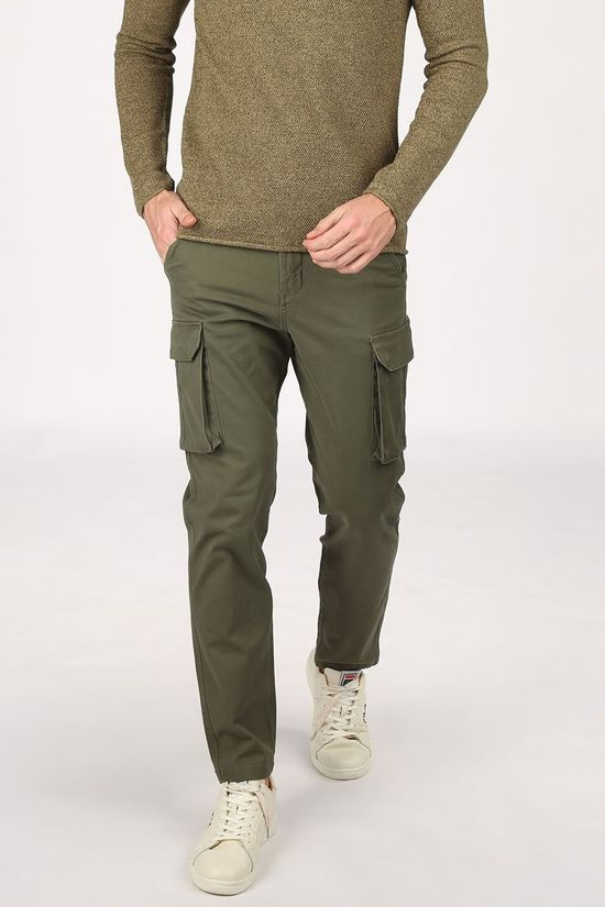 Selected Pantalon Slhslimtaperedcody dark khaki