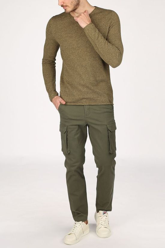 Selected Pantalon Slhslimtaperedcody dark khaki