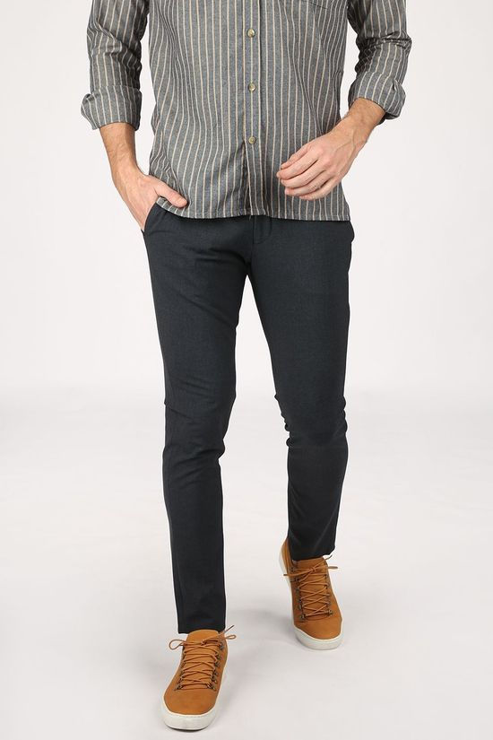 Selected Pantalon Slhslim-Carlo Flex Structure Light Grey Marle