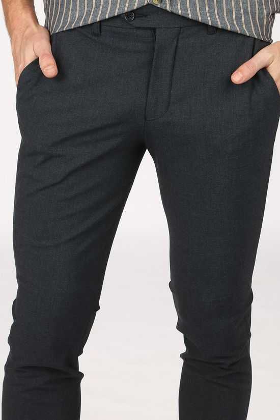 Selected Pantalon Slhslim-Carlo Flex Structure Light Grey Marle