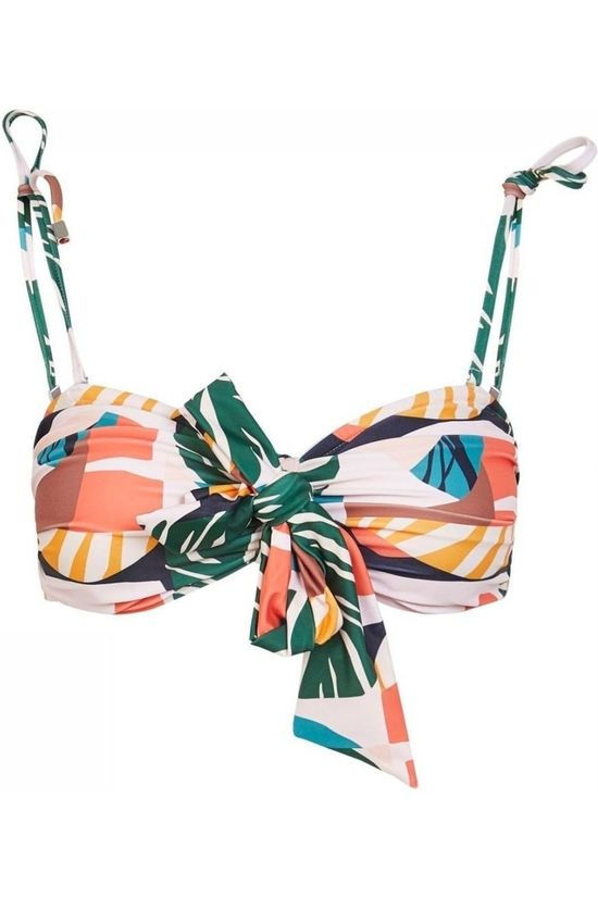 Yas Bh Yastropica Bikini Bow Bandeau Light Pink/Assorted / Mixed