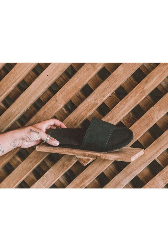 Indosole Tongs Slide Black