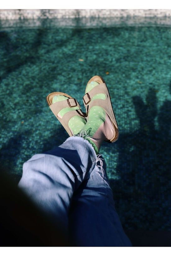 Doiy Accessoire Textile Ice Cream Socks light green/light brown